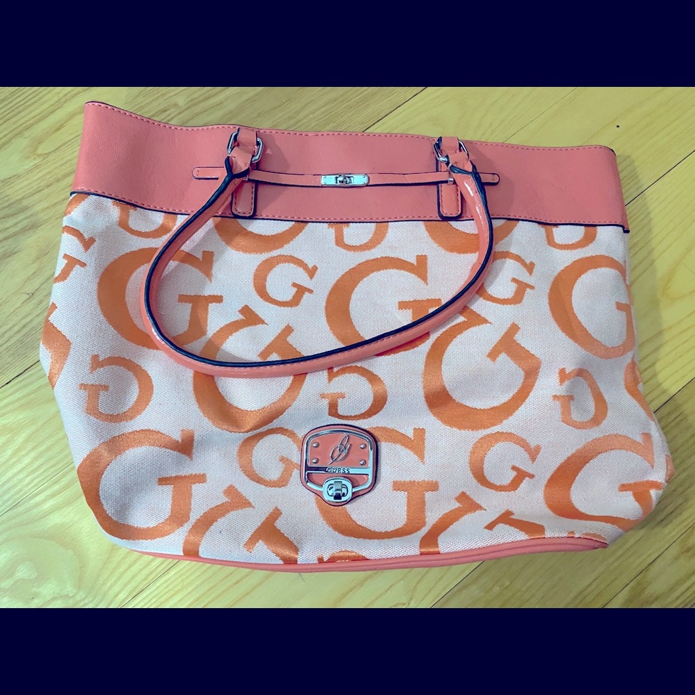 Coral Guess Purse